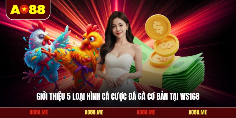 Giới thiệu 5 loại hình cá cược đá gà cơ bản tại Ws168